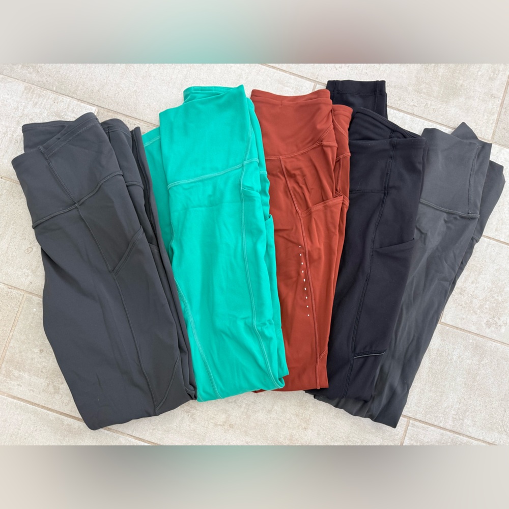 Set of 5 Lululemon Leggings